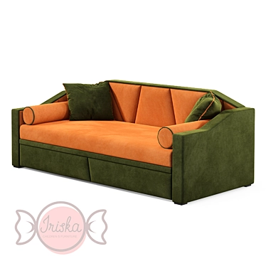 Cozy William Kids Sofa by Iriska 3D model image 1 