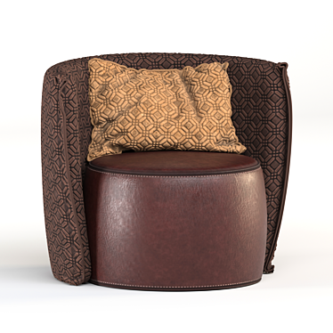 Designer Armchair: 3D-Modeled & Rendered with Corona 3D model image 1 