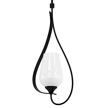 Elegant Flora Pendant Light 3D model image 1 