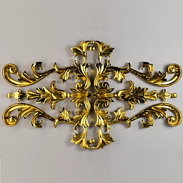 3D Trim Ornament Set 3D model image 1 