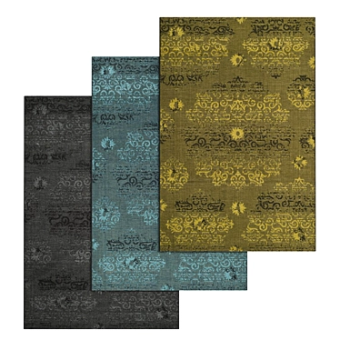 High-Quality Carpet Set 3D model image 1 