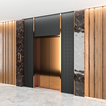 Elevating Wall Panels 3D model image 1 