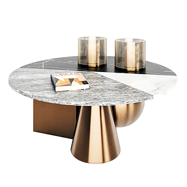 Tricolori Coffee Table: Distinctive Design, Superior Style 3D model image 1 