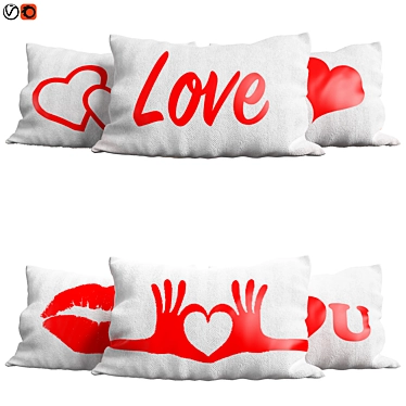 Ultra Comfort Pillow Set 3D model image 1 