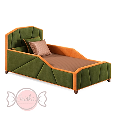 Morgan Children's Bed: Stylish and Functional 3D model image 1 