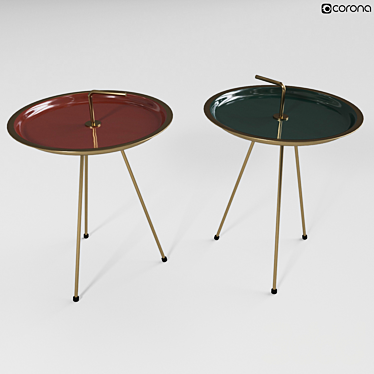 Miami Table | Sleek and Stylish 3D model image 1 