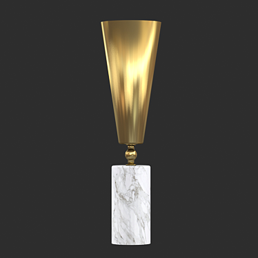 Elegant Table Lamp: TATO Italia Vox 3D model image 1 