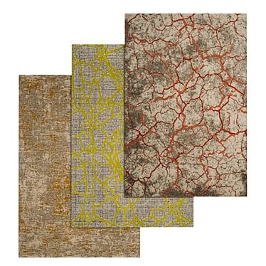 High-Quality Carpet Set: Versatile Textures 3D model image 1 