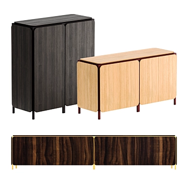 Bonaldo Luxe Frame Sideboard 3D model image 1 