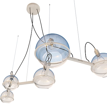 Ethereal Elegance: Cassiopeia Chandelier 3D model image 1 