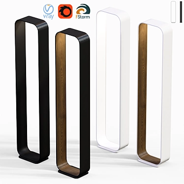 Adjustable Stand Light in Various Formats 3D model image 1 