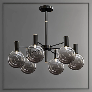 AIDA_6 Modern Ceiling Light 3D model image 1 