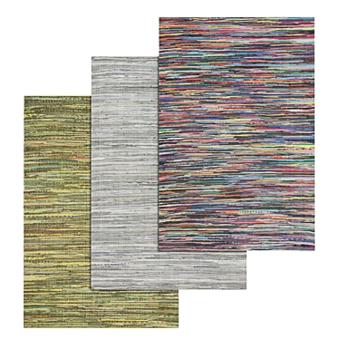Premium Carpet Set - High-Quality Textures 3D model image 1 