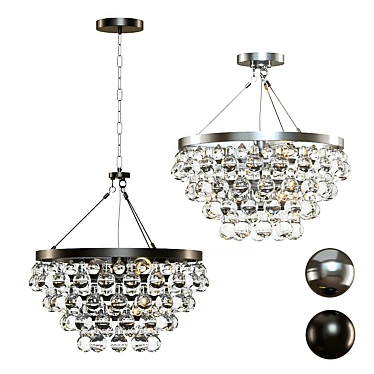 Elegant Lure Chandelier 3D model image 1 