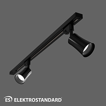 OM Vetro Black Track Light 3D model image 1 