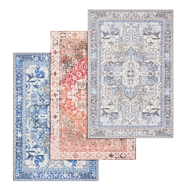 Versatile High-Quality Carpets Set 3D model image 1 