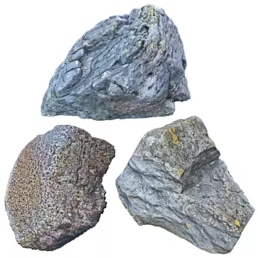 Beach Rock Collection: 3D & Hi-Res 3D model image 1 