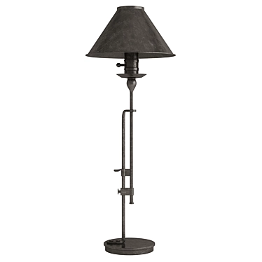 Elegant Naomi Floor Lamp 3D model image 1 