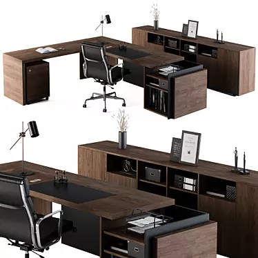 Executive Workspace Collection 3D model image 1 