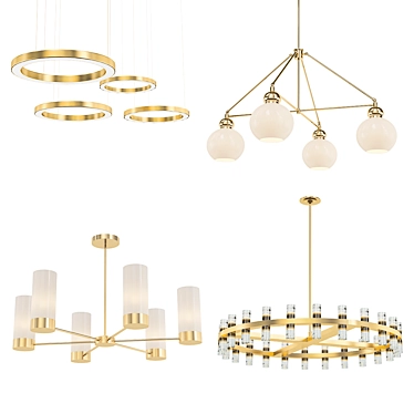 Modern Chandelier Collection - Best Quality! 3D model image 1 