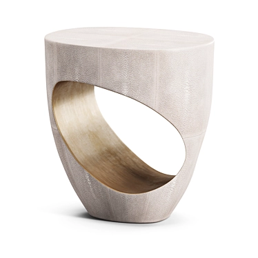 Elegant Eclipse Stool: Augousti Chair 3D model image 1 