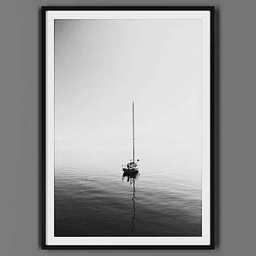 Black Framed Picture: 00032-30 3D model image 1 