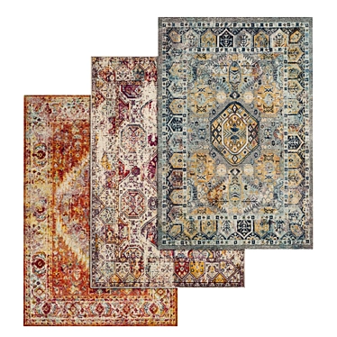 High-Quality Carpet Set 3D model image 1 