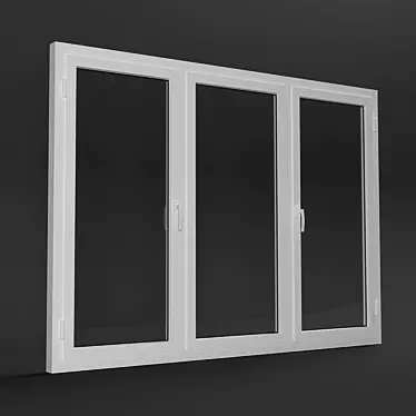 Plastic Window: Premium Quality 3D model image 1 