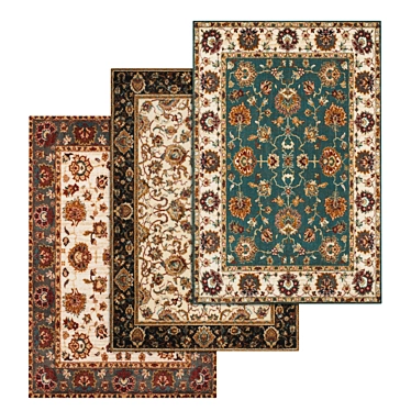 Luxury Texture Carpet Set 3D model image 1 