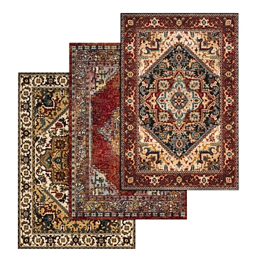 High Quality Carpets Set 3D model image 1 