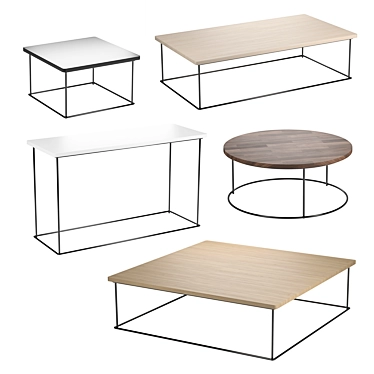 Classic Design Coffee Tables 3D model image 1 