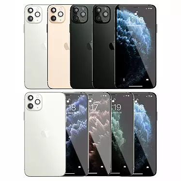 Next Gen iPhone 11 Max Pro: Detailed 3D Model 3D model image 1 