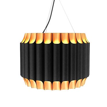 Delightfull Galliano Black Suspension Light 3D model image 1 