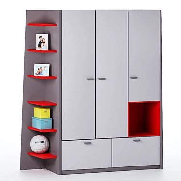 Modern Storage Solution: Stylish Cupboard 3D model image 1 