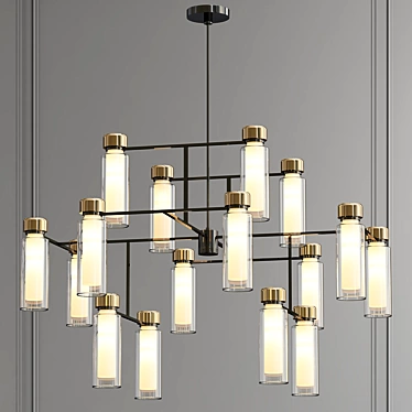 OSMAN 2013 Chandelier: Elegant V-Ray Render 3D model image 1 