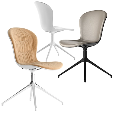 Sleek Boconcept Adelaide Chair 3D model image 1 