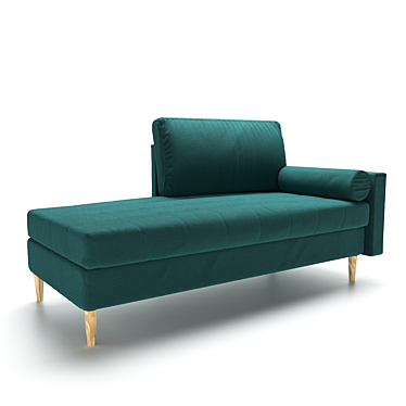 Minimalist Emerald Couch 3D model image 1 