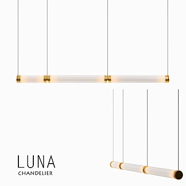 LUMINOUS LUNA Pendant Light 3D model image 1 