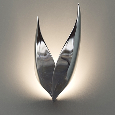 Title: Metal Wings Sconce by Novosvet 3D model image 1 