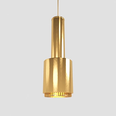 Alto Gold Modern Pendant Light 3D model image 1 