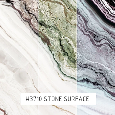 Title: Stone Surface Wallpaper | Customizable, Eco-friendly 3D model image 1 