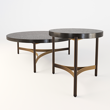 Elegant Maddox Coffee Table 3D model image 1 