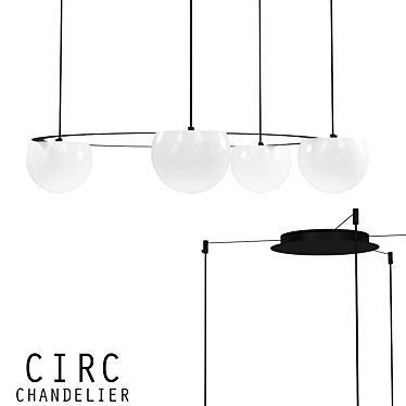 Modern Minimalist Pendant Light 3D model image 1 