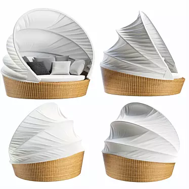 Modern Outdoor Seating: DEDON ORBIT 3D model image 1 