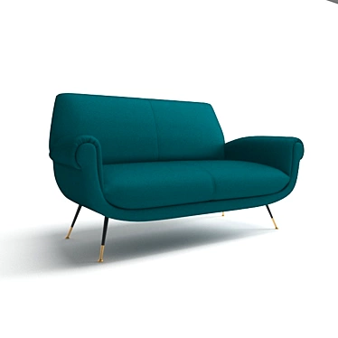 Albert & Ile Lounge Sofa 3D model image 1 