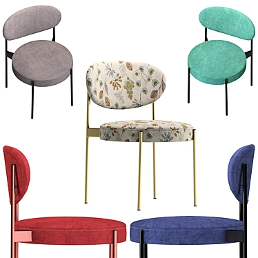 Sleek and Modern Chair: Verpan SERIES 430 3D model image 1 