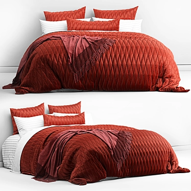 Title: Adairs Bed Collection 3D model image 1 