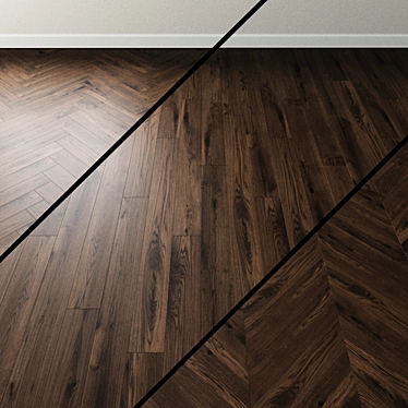 Artisan Oak Parquet: Old Venice Dark 3D model image 1 