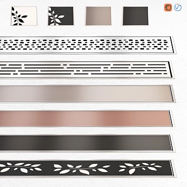 ACO Shower Drains and Channels 3D model image 1 