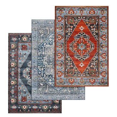 High-Quality Carpet Set 3D model image 1 